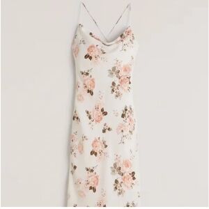 Abercrombie & Fitch Cowl neck slip midi dress size S